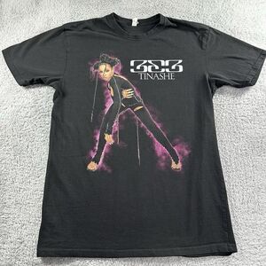 Tinashe 333 Shirt Men's‎ Large Black Tour 2021 Double Sided 100% Cotton R&B Rap